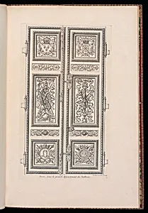 Porte, dans le grand Appartement des Tuilleries