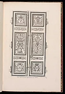 Porte, dans le grand Appartement des Tuilleries
