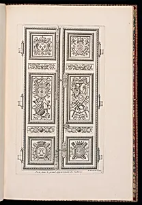 Porte, dans le grand Appartement des Tuilleries.