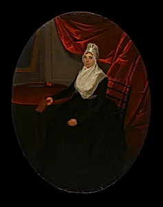 Portrait of a Connecticut Clockmaker's Wife