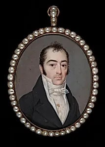 Portrait of a Gentleman with Initials A.S.N.