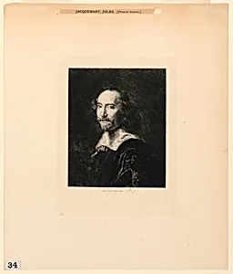 Portrait of a Man, from "Etchings of Pictures in the Metropolitan Museum, New York"