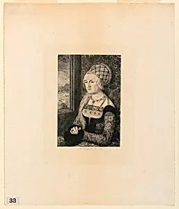 Portrait of a Young Woman, from "Etchings of Pictures in the Metropolitan Museum, New York"