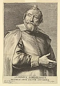 Portrait of Anthony Cornelissen, from the Icones Principum Virorum