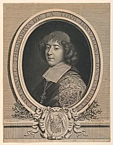 Portrait of Cardinal Emmanuel-ThÃ©odore de la Tour-d'Auvergne, duc d'Abret (1644-1715)