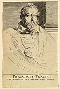 Portrait of Frans Francken, from the Icones Principum Virorum