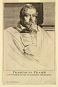 Portrait of Frans Francken, from the Icones Principum Virorum