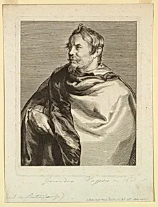 Portrait of Gerard Seghers, from the Icones Principum Virorum