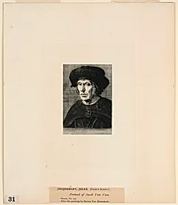 Portrait of Jacob van Vien, from "Etchings of Pictures in the Metropolitan Museum, New York"