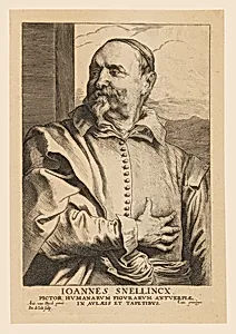 Portrait of Jan Snellinx, from the Icones Principum Virorum