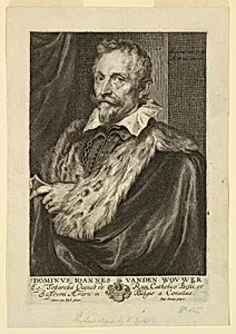 Portrait of Jan van der Wouwer, from the Icones Principum Virorum