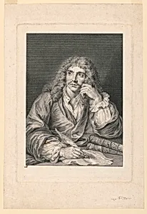 Portrait of Jean Baptiste MoliÃ©re (1620-1673)
