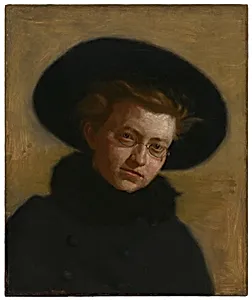 Portrait of Lillian Hammit (Girl in a Big Hat)