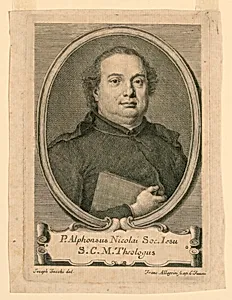 Portrait of P. Alphonsus Nicolai of Soicety of Jesus