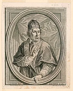 Portrait of Pope Clement XI by Girolamo Rossi, Italian, 1547 - 1588
