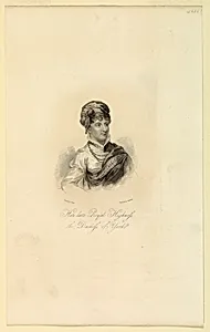 Portrait of Princess Frederica, Duchess of York by Thomas Woolnooth Sr., British, 1785 - 1871
