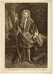Portrait of Sir John Percival Bart of Burton in the County Cork of Ireland