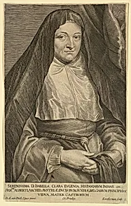 Portrait of the Infanta Isabella Clara Eugenia of Spain, from the Icones Principum Virorum