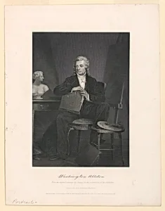 Portrait of Washington Allston by Johnson Fry