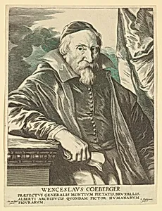 Portrait of Wencelaus Coeberger, from the Icones Principum Virorum