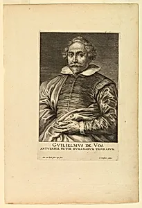 Portrait of Willem de Vos, from the Icones Principum Virorum