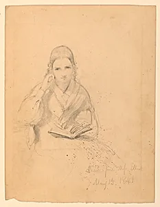 Portrait Study of Miss Elliott by Daniel Huntington, American, 1816–1906