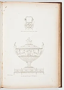 Pot-Ã -Oille (Design for a Tureen with Handle for the Empress Josephine), plate 46, in Recueil de decorations intÃ©rieures (Collection of Interior Decorations)