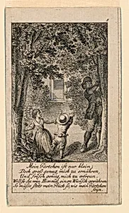 Prayer for Happiness, Illustration for "Königl: Grosbrit [anische] Genealogischer Kalender auf das 1780 Jahr Lauenberg bey J.G. Berenberg" by Daniel Nikolaus Chodowiecki, German, 1726 - 1801