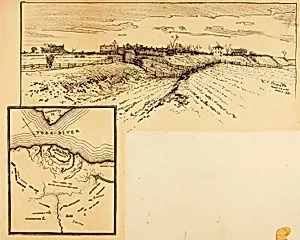 Present Appearance of British Entrenchment, Yorktown