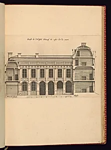 Profil de lâHostel Tubeuf du costÃ© de la court