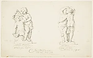 Projects for a statuary group: "Friendship," "Accord"