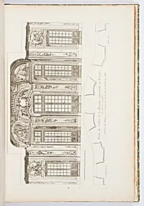 Projet du Sallon de la Princesse Sartorinski en Pologne (Project for the Salon of the Princess Czartoryski in Poland), plate 84, from Oeuvres de Juste-AurÃ¨le Meissonnier (Works by Juste-AurÃ¨le Meissonnier)