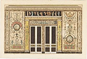 Projet pour un salon de musique (Design for a Wall Elevation in a Music Room)