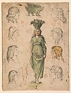 Proofs for four plates of "Alfabeto in Sogno" [Dream Alphabet]: Letter I