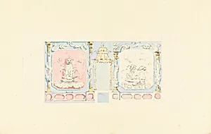 Proposed Design for the West Wall of the Music Room, Royal Pavilion, Brighton