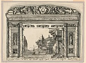 Proscenium and Curtain, Little Theater of the Orphans, Faenza