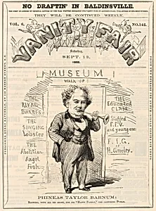 P.T. Barnum by Bobbett & Hooper Wood Engraving Co., active 1855 - 1870?