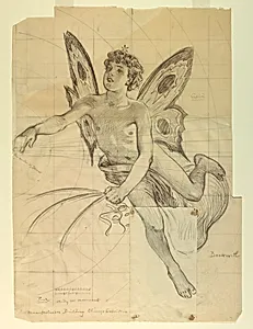Puck, Study for Manufactures and Liberal Arts Building, World's Columbian Exposition, Chicago, IL