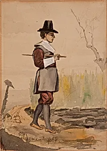 Puritan Type by Louis Eilshemius, American, b. Arlington, New Jersey, 1864–1941