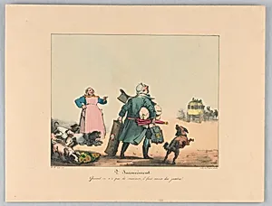 Quand on n'a pas de memoire, il faur avoir des jambes! Plate 2 from "InconvÃ©nient"
