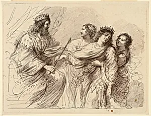 Queen Esther and Ahasuerus by Francesco Bartolozzi, Italian, active England, 1727–1815