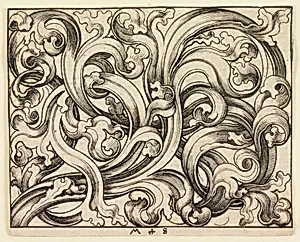QuerfÃ¼llung auf hellem Grund (Horizontal Ornament)
