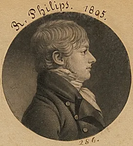 R. Philips by Charles Balthazar Julien Févret de Saint-Mémin, 12 Mar 1770 - 23 Jun 1852