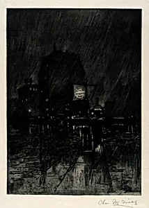 Rainy Night, Madison Square