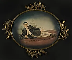 Reclining Young Man by Unidentified