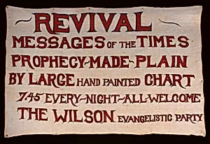 Revival Banner ("Revival: Messages of the Times") by Unidentified