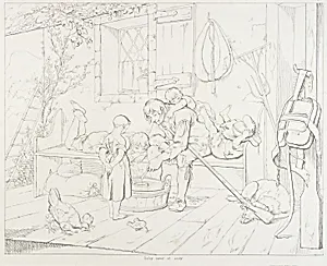 (Rip Van Winkle, illustration) Rip Amusing Children