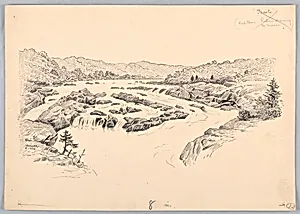 River Rapids, Design for Washington Board of Trade Dinner, May 13, 1908