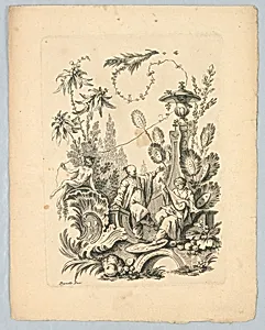 Rocaille Setting in Landscape with Classical and Chinoiserie Elements