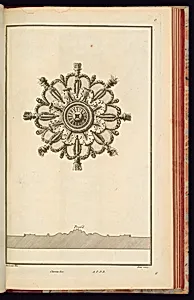 Rosette Design for a Ceiling by Richard de Lalonde, French, active 1780–96